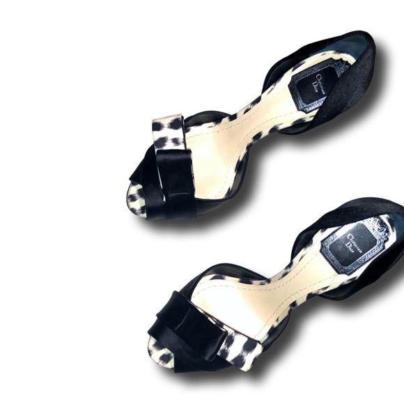 Dior Shoes - Christian Dior Couture Black & White heels